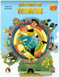 Cómics Para Aprender Español A1/A2 Ladrones de Tesoros - Lucas, Daniel; Caliman, Andre