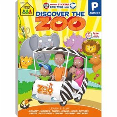 School Zone Discover the Zoo Preschool Tablet Workbook - Zone, School