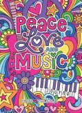 Notebook Doodles Peace Love and Music Guided Journal Notebook Doodles Peace Love and Music Guided Journal