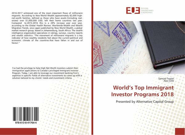 World's Top Immigrant Investor Programs 2018 World's Top Immigrant Investor Programs 2018