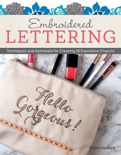 Embroidered Lettering - Valencia, Debra