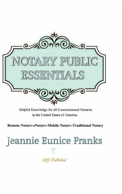 Notary Public Essentials - Franks, Jeannie Eunice