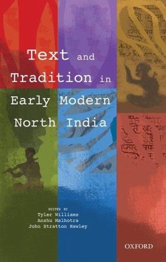 Text and Tradition in Early Modern North India - Williams, Tyler