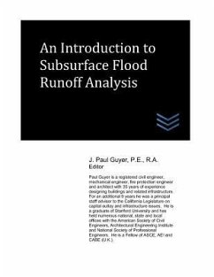 An Introduction to Subsurface Flood Runoff Analysis - Guyer, J. Paul