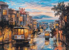 Eurographics 6000-0957 - San Francisco Kabelbahn Himmel von Eugene Lushpin , Puzzle, 1.000 Teile