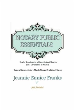 Notary Public Essentials - Franks, Jeannie Eunice