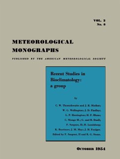 Cover Recent Studies in Bioclimatology (eBook, PDF)