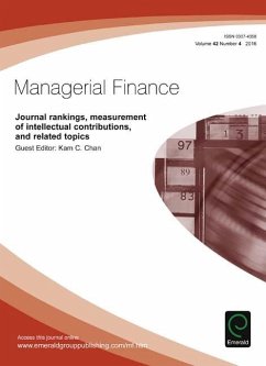 Journal rankings, measurement of intellectual contributions, and related topics (eBook, PDF)