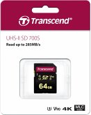 Transcend SDXC 700S 64GB Class 10 UHS-II U3 V90 Transcend SDXC 700S 64GB Class 10 UHS-II U3 V90
