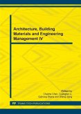 Architecture, Building Materials and Engineering Management IV (eBook, PDF)