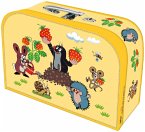 Der kleine Maulwurf Spielzeugkoffer Pappkoffer gelb medium, Kinderkoffer