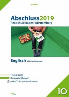 Abschluss 2019 - Realschule Baden-Württemberg Englisch, m. Audio-CD