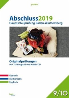 Abschluss 2019 - Hauptschulprüfung Baden-Württemberg, m. Audio-CD