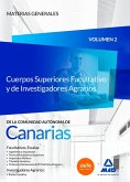 Cuerpos Superiores Facultativo y de Investigadores Agrarios, Comunidad Autónoma de Canarias. Temario materias generales