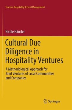 Cultural Due Diligence in Hospitality Ventures - Häusler, Nicole