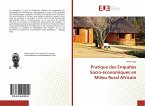 Pratique des Enquêtes Socio-économiques en Milieu Rural Africain