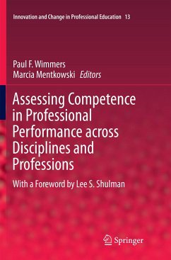 Assessing Competence in Professional Performance across Disciplines and Professions