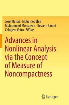 Advances in Nonlinear Analysis via the Concept of Measure of Noncompactness