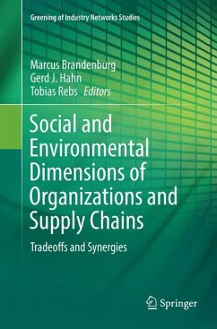 Social and Environmental Dimensions of Organizations and Supply Chains