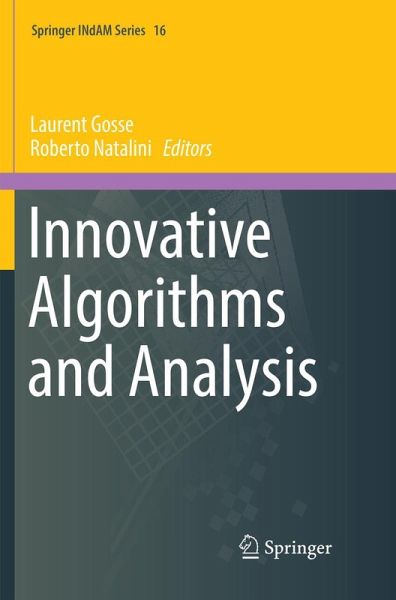 Innovative Algorithms and Analysis Innovative Algorithms and Analysis