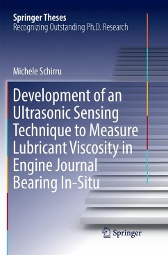 Development of an Ultrasonic Sensing Technique to Measure Lubricant Viscosity in Engine Journal Bearing In-Situ - Schirru, Michele