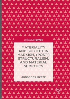 Materiality and Subject in Marxism, (Post-)Structuralism, and Material Semiotics - Beetz, Johannes