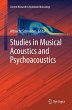 Studies in Musical Acoustics and... - Bild 1