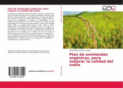 Plan de enmiendas orgánicas, para mejorar la calidad del suelo - Damian Suclupe, Manuel Julio