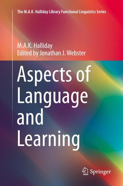 Aspects of Language and Learning - Halliday, M. A. K.