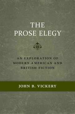 The Prose Elegy (eBook, ePUB) - Vickery, John B.