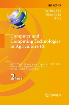 Computer and Computing Technologies in Agriculture IX