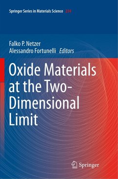 Oxide Materials at the Two-Dimensional Limit