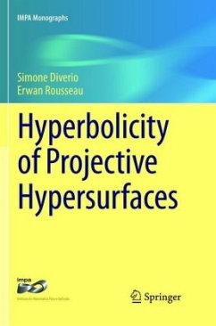 Hyperbolicity of Projective Hypersurfaces - Diverio, Simone;Rousseau, Erwan