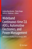 Wideband Continuous-time ¿¿ ADCs, Automotive Electronics, and Power Management