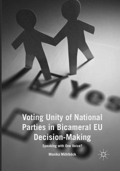 Voting Unity of National Parties in Bicameral EU Decision-Making - Mühlböck, Monika