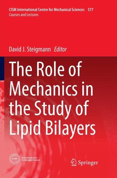 Cover The Role of Mechanics in the Study of Lipid Bilayers