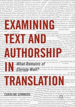 Examining Text and Authorship in Translation - Summers, Caroline