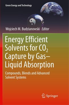 Energy Efficient Solvents for CO2 Capture by Gas-Liquid Absorption