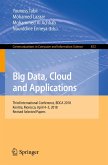 Big Data, Cloud and Applications (eBook, PDF)