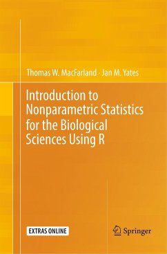 Introduction to Nonparametric Statistics for the Biological Sciences Using R - MacFarland, Thomas W.;Yates, Jan M.