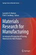 Materials Research for Manufacturing - Bild 1