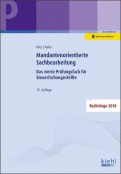 Mandantenorientierte Sachbearbeitung - Kotz, Helmut;Hubo, Dorothee