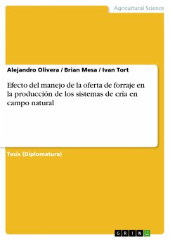 Efecto del manejo de la oferta de forraje en la producción de los sistemas de cría en campo natural - Olivera, Alejandro;Tort, Ivan;Mesa, Brian