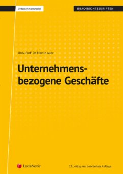 Unternehmensbezogene Geschäfte (Skriptum) - Auer, Martin