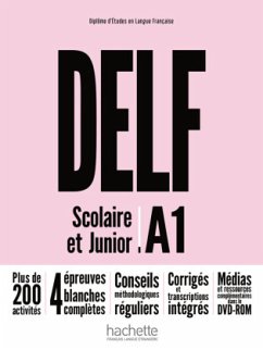 DELF Scolaire et Junior A1 - Nouvelle édition, Livre de l'élève + DVD-ROM + corrigés