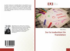 Cover Sur la traduction/ 0n Translation