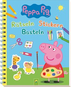 Peppa Pig Rätseln Stickern Basteln - Schwager & Steinlein Verlag
