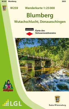 Cover Topographische Wanderkarte Baden-Württemberg Blumberg