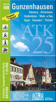 Cover Amtliche Topographische Karte Bayern Gunzenhausen