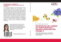 Parámetros de calidad en nutracéuticos y fuentes naturales de omega-3 - García Hernández, Vanessa Matilde